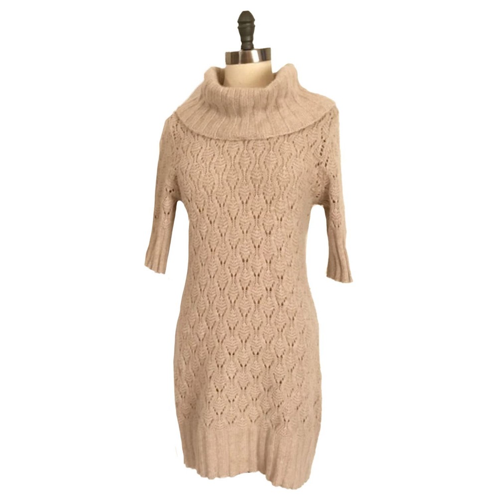 Cynthia Rowley Sweater Knit Cowl Neck Dress